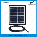 Panel solar 4W Panel solar 3PCS 1W SMD LED Kit solar con función de cargador de teléfono (PS-K013)